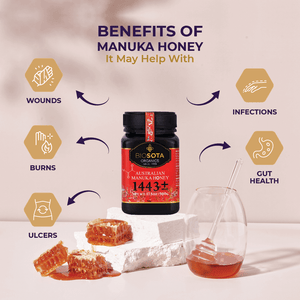 Australian Certified Organic Manuka Honey (MGO 1443+) NPA 28+