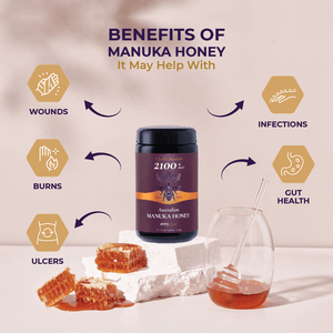 MGO 2100+ (NPA36+) World's Best Manuka Honey (70g/2.5oz)