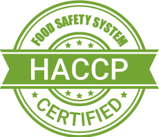 HACCP food safety system certified
