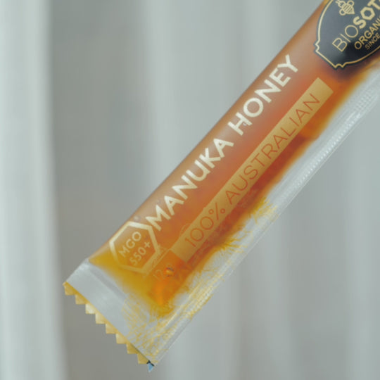 Certified Organic Manuka Honey Sticks (MGO 550+) Gift Box