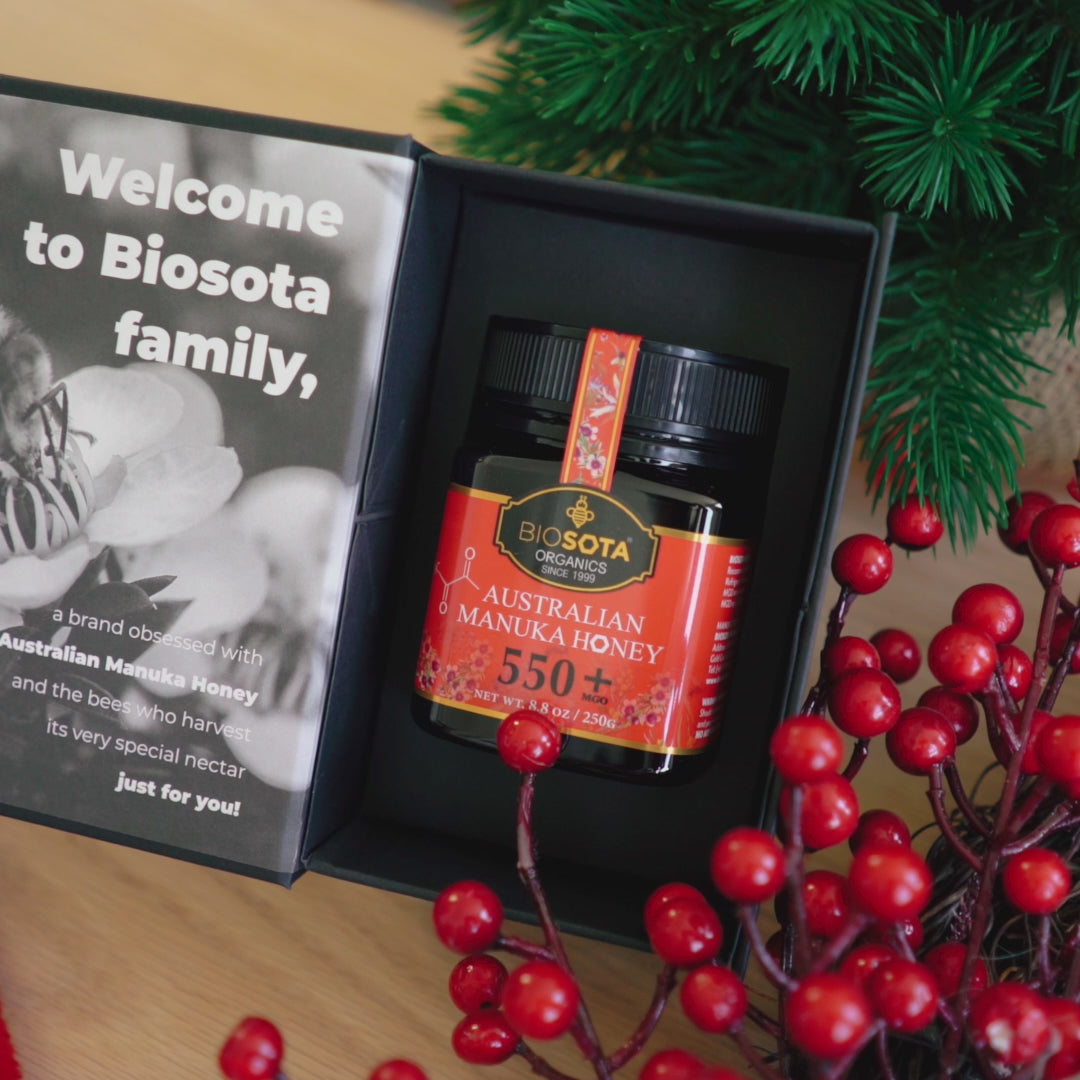 Manuka Honey Christmas Gift Box MGO 550+ video