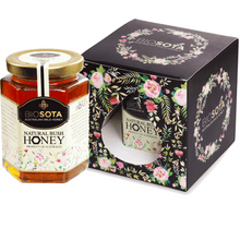 Load image into Gallery viewer, Natural bush Australian raw honey luxury gifts box black