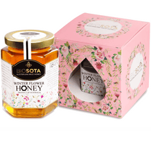 Load image into Gallery viewer, Winter flower Australian raw honey 400g gift box pink\