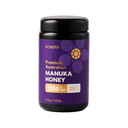 Medicinal Manuka honey MGO1200+ 500g glass jar