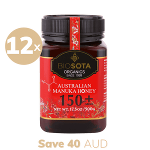 Manuka honey MGO 150+ (NPA 5+) 500g value pack of 12