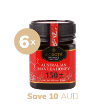 Load image into Gallery viewer, Manuka honey MGO 150+ (NPA 5+) 250g value pack of 6