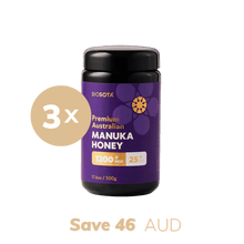 Load image into Gallery viewer, 3 Value Pack Manuka honey MGO 1200+ 500g