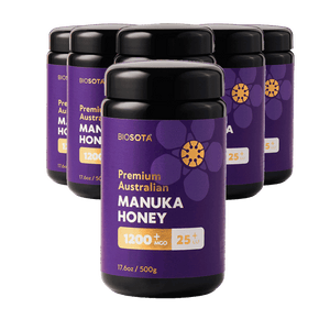 Medicinal Manuka honey MGO1200+ 500g glass jar value pack