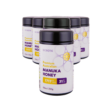 Load image into Gallery viewer, Medicinal Manuka Honey MGO 1717+ 250g glass jar value pack