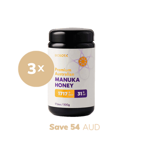 Manuka Honey MGO 1717+ 500g 3 Pack