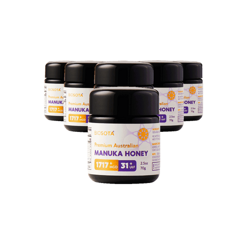 Medicinal Manuka Honey MGO 1717+ 70g glass jar value pack