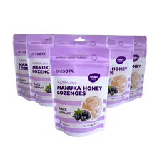 Load image into Gallery viewer, Manuka honey blackcurrant drops value packs