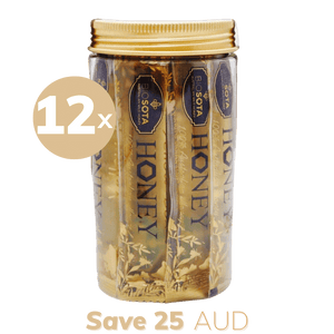 Yellowbox Honey Sticks Value Pack of 6