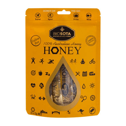 Yellowbox Honey Sticks Zip Bag