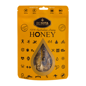 Yellowbox Honey Sticks Zip Bag