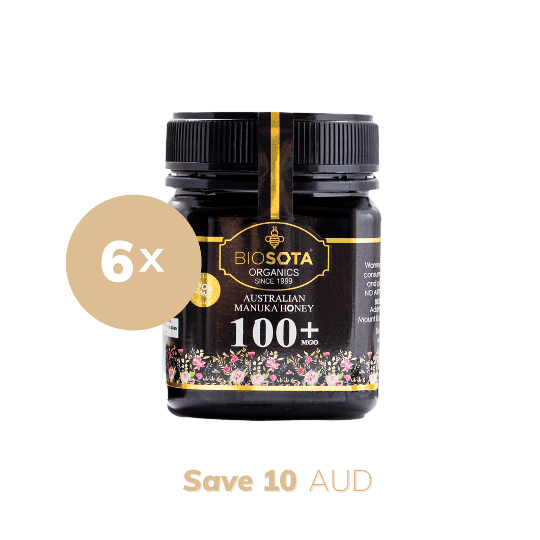 Manuka Honey MGO 100+ 250g Value Pack of 6