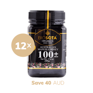 Manuka Honey MGO 100+ 500g Value Pack of 12