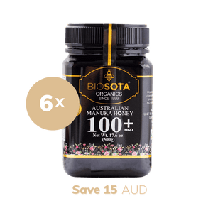 Manuka Honey MGO 100+ 500g Value Pack of 6