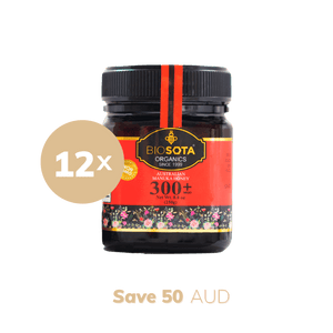 Manuka Honey MGO 300+ 250g Value Pack of 12