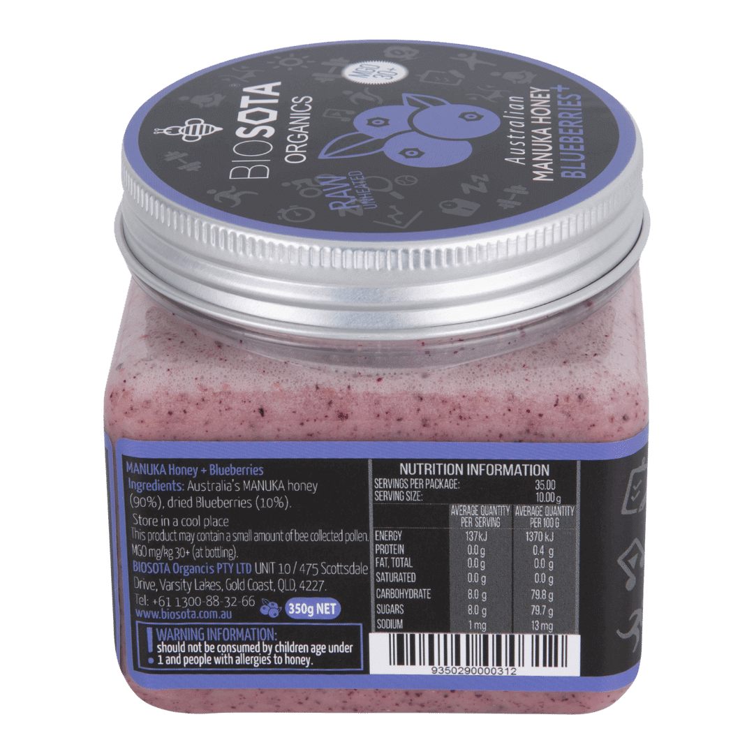 Manuka Honey MGO 30+ Blueberries Superfoods