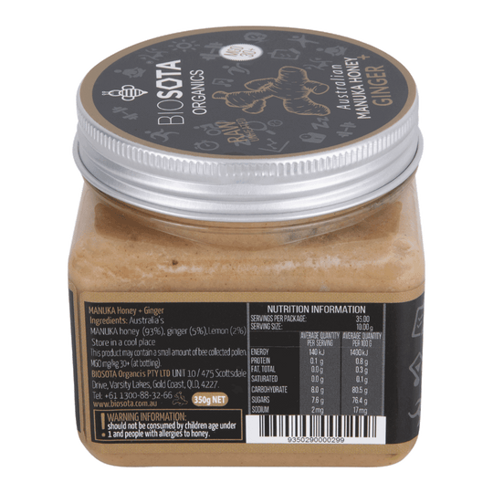 Manuka Honey MGO 30+ Ginger & Lemon Superfoods