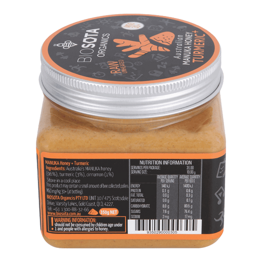 Manuka Honey MGO 30+ Turmeric & Cinnamon Superfoods